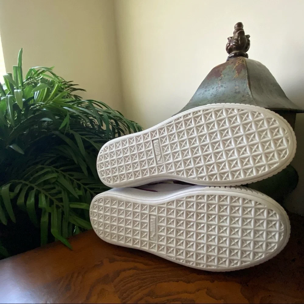 Puma Purple Platform Sneakers